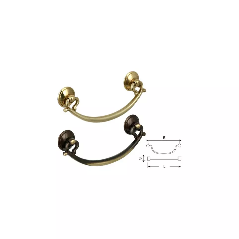 Polished Brass Handle No. 1154 / pc