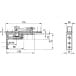 GEZE adjustable top pivot hinge for double-action door per piece