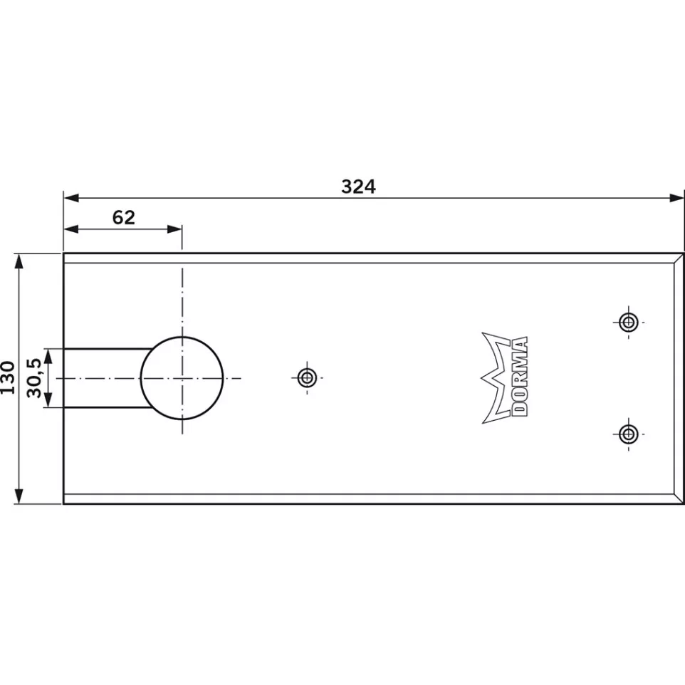 Brushed Stainless Steel Cover Plate...