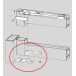 Pivot du bas Dorma pour RTS 85 (H=27 mm) / pce
