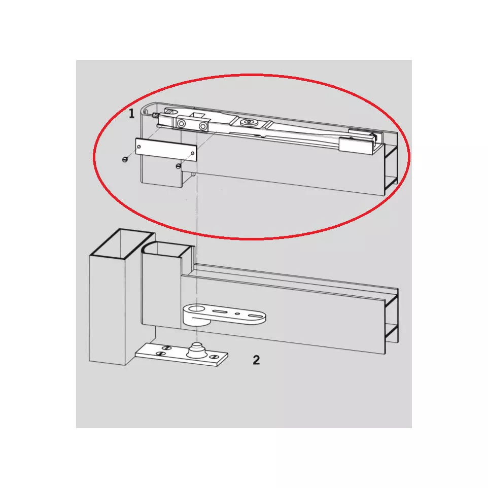 Dorma Double Action Upper Arm for RTS...