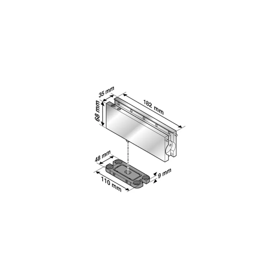 Dorint DFG883 Hydraulic Glass Pivot...