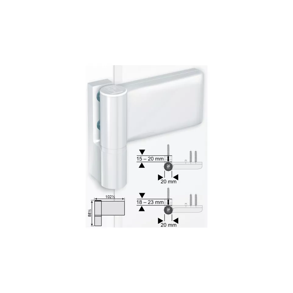 Dr. Hahn KT-EV Hinge 15-20mm Overlay...