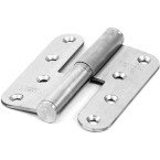 Paumelle inox 100x86 noeud...