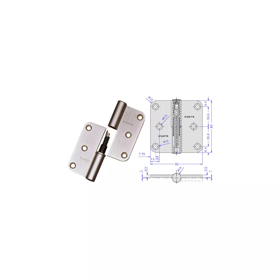 Argenta CLOSE 80/80A Aluminum Spring...