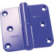 Paumelle alu Argenta 80x80 A bleu RAL 5002 gauche / pce