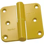 Paumelle alu Argenta 80x80 A jaune RAL 1044 droite / pce