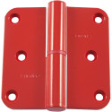 Aluminium scharnier Argenta 80x80 A rood RAL 3003 links / pce