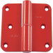 Aluminium scharnier Argenta 80x80 A rood RAL 3003 links / pce