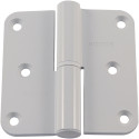 Argenta Aluminum Hinge 80x80 mm White RAL 9010 Right / pc