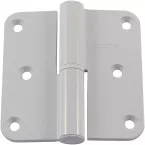 Argenta Aluminum Hinge 80x80 mm White RAL 9010 Left / pc