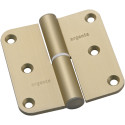 Argenta aluminium scharnier 80x80 A champagne rechts / pce