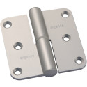 Aluminium scharnier ARLU 80x80 A zilver links / pce