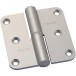 Aluminium scharnier ARLU 80x80 A zilver links / pce