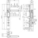 Ursus 3D Ø16mm plug voor PVC deuren tot 100kg wit / pce