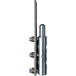 Ursus Male Plate Hinge 3D Adjustment Ø16mm Joint for PVC Door up to 100Kg Grey 9F per piece