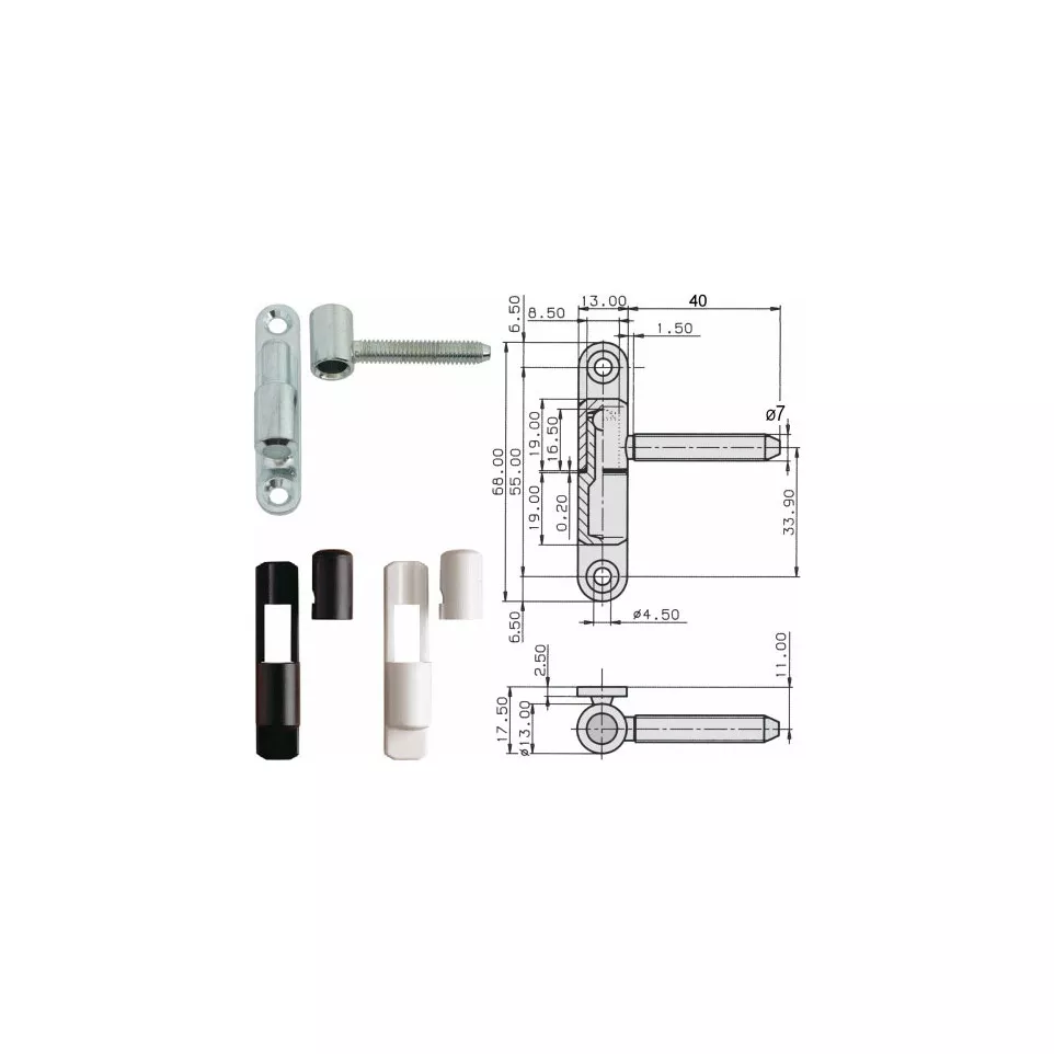 Otlav P09 lampvoet voor zilveren PVC...
