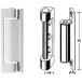 Anuba 7539GL opbouwstekker voor wit omkeerbaar PVC / pce