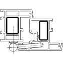 Helicoidale stekker K3150 DIN links bruin / pce