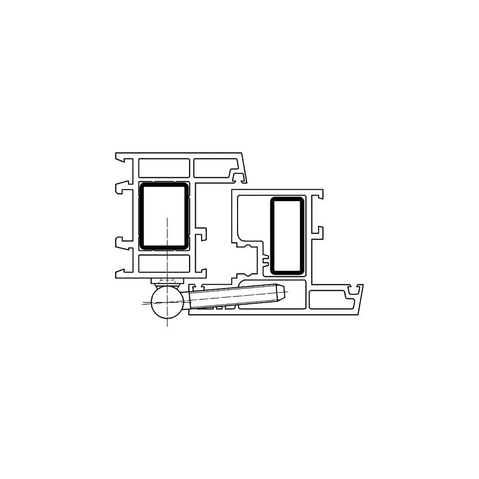 Helical Pin K3150 DIN Left Brown / pc