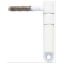 Fiche Helicoidale K3150 DIN droite blanc 9016 / pce