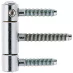 Anuba Zinc-Plated Hinge Herkula 3 Pins 16 x 62mm with Fasteners per Piece