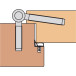 Fiche Anuba zingué 16 mm 2 broches / pce