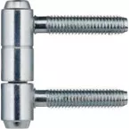 Anuba verzinkte 2-polige stekker 13x48mm / pce
