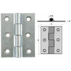 Riveted Hinge Leaf with...