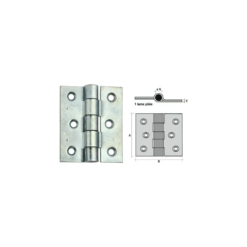 HGD Briketscharnier n°22 60,75 x 62 x...