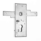 Serrure pour porte de garage à verrouillage horizontal / pce