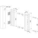 Gâches Portails battants VKT SAKL QF LOCINOX / pce