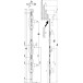 Extension for Mauclaire DO KFV TSH 200mm Left/DIN R per piece