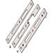 Adjustable flat zinc-plated central strike plate with screw fixing for aluminum V (10.5mm) FSB 8050-573V per piece