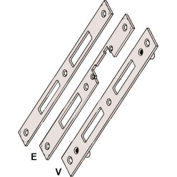 Centrale slagplaat KFV nr. 8050 hout 4mm / pce