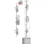 3-point multipoint lock AS2750 round bolt and hook F16 50/92 B005 C=480mm per piece