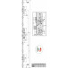 AS4600 3-punts meerpuntssluiting met hendel en haak F16 35/92 B005 C=480mm / pce