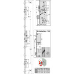 Serrure multipoint 3 points...
