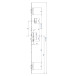 Multisafe 855GL type 11 cilinderslot met ronde bouten en haken F24/35/92/8 2400 lang / pce