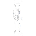 Multisafe 855GL type 11 meerpuntscilinderslot met ronde bouten en haken F24/35/92/8 2170 standaard / pce