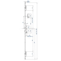 Multisafe 855GL type 3 cilinderslot met haken U24x6/35/92/8 1990 lang / pce