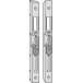 Central strike for Fercomatic multipoint timber lock 4mm left / pc