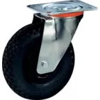 Roue pivotante pneumatique 200kg / pce