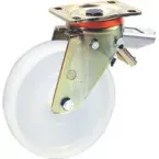 Polyamide Swivel Caster with Plate and Brake 550 to 730kg Ø200mm per piece