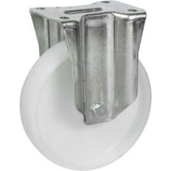 Roulette fixe en polyamide 120 à 220kg Ø80mm / pce
