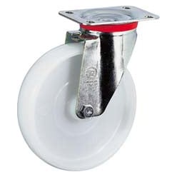 Polyamide wiel met plaat 120 tot 220kg Ø80mm / pce