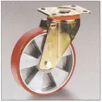 Roulette en polyurétane à plateau Ø200mm / pce
