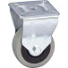 Light Duty Fixed Rubber Caster Wheel Ø80mm 55kg per piece