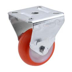 Roulettes fixes en polyuréthane 40 à 55kg Ø50x18mm / pce