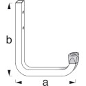 Garage and Workshop Wall Hook 150mm per piece